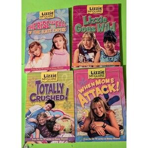 Lizzie McGuire: My Very First Way Cool 4 Book Set Lot (Volumes 1-4) Disney 2002